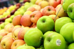 Apfelsorten im Supermarkt